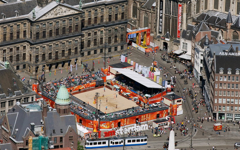 Amsterdam vierde speelstad WK Beachvolleybal 2027