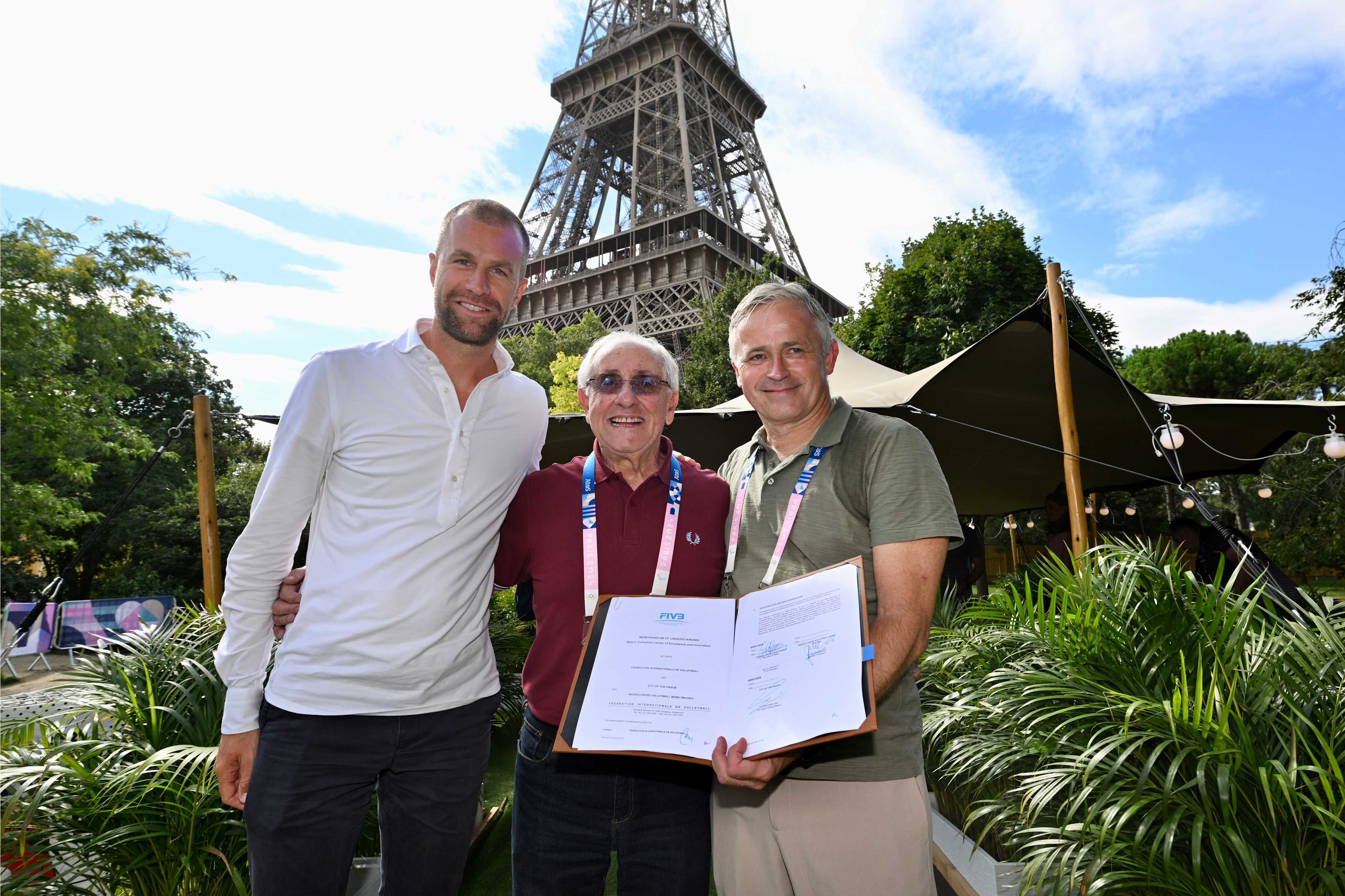 FIVB, Den Haag en Nevobo tekenen intentieverklaring voor oprichting ‘Beach Volleyball Centre of Excellence and Innovation'