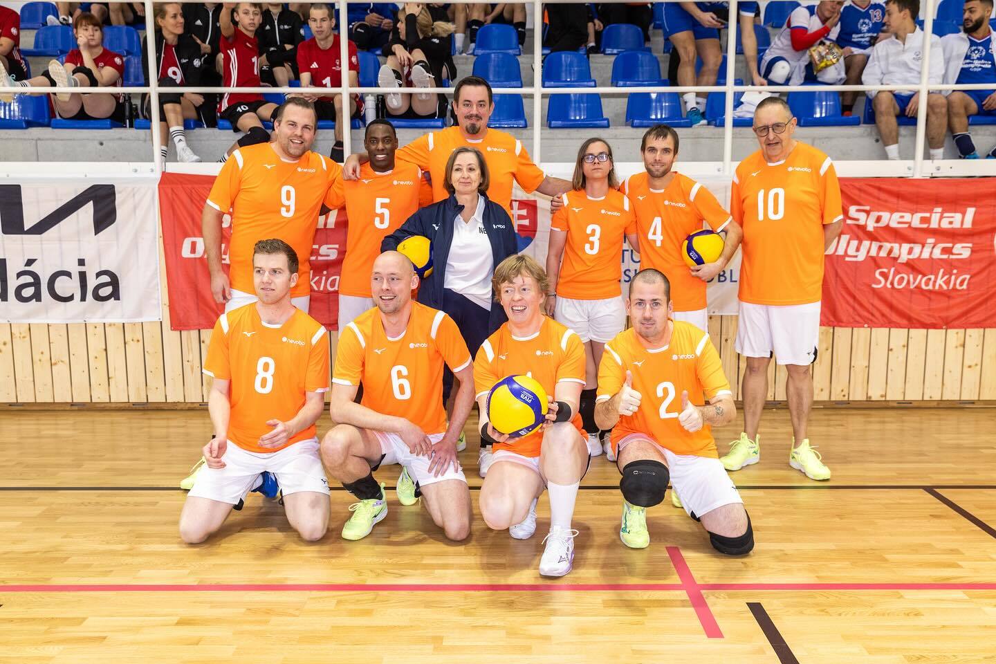 Nederland wint brons op het Special Olympics Europe Unified Volleyball Tournament in Slowakije