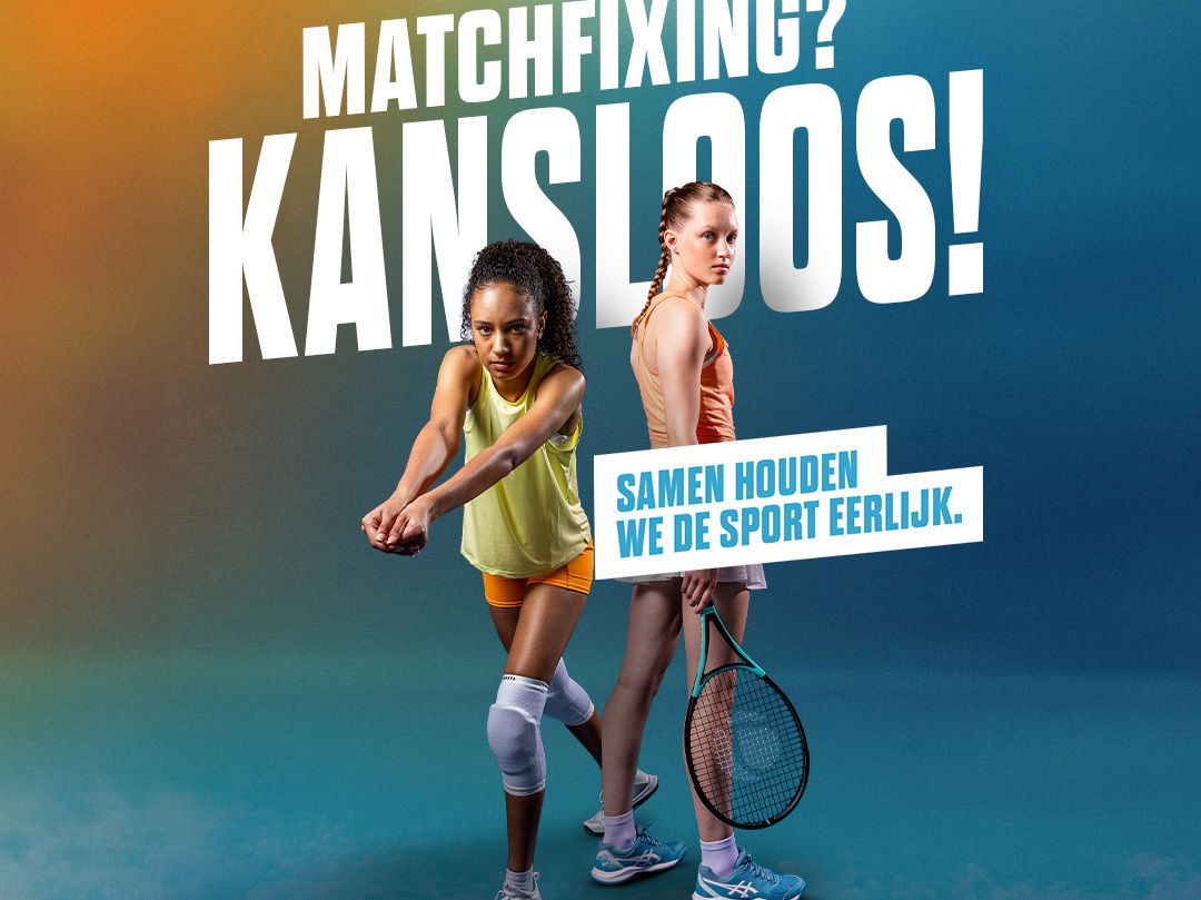 Gezamenlijke vuist tegen matchfixing met campagne Matchfixing? Kansloos!