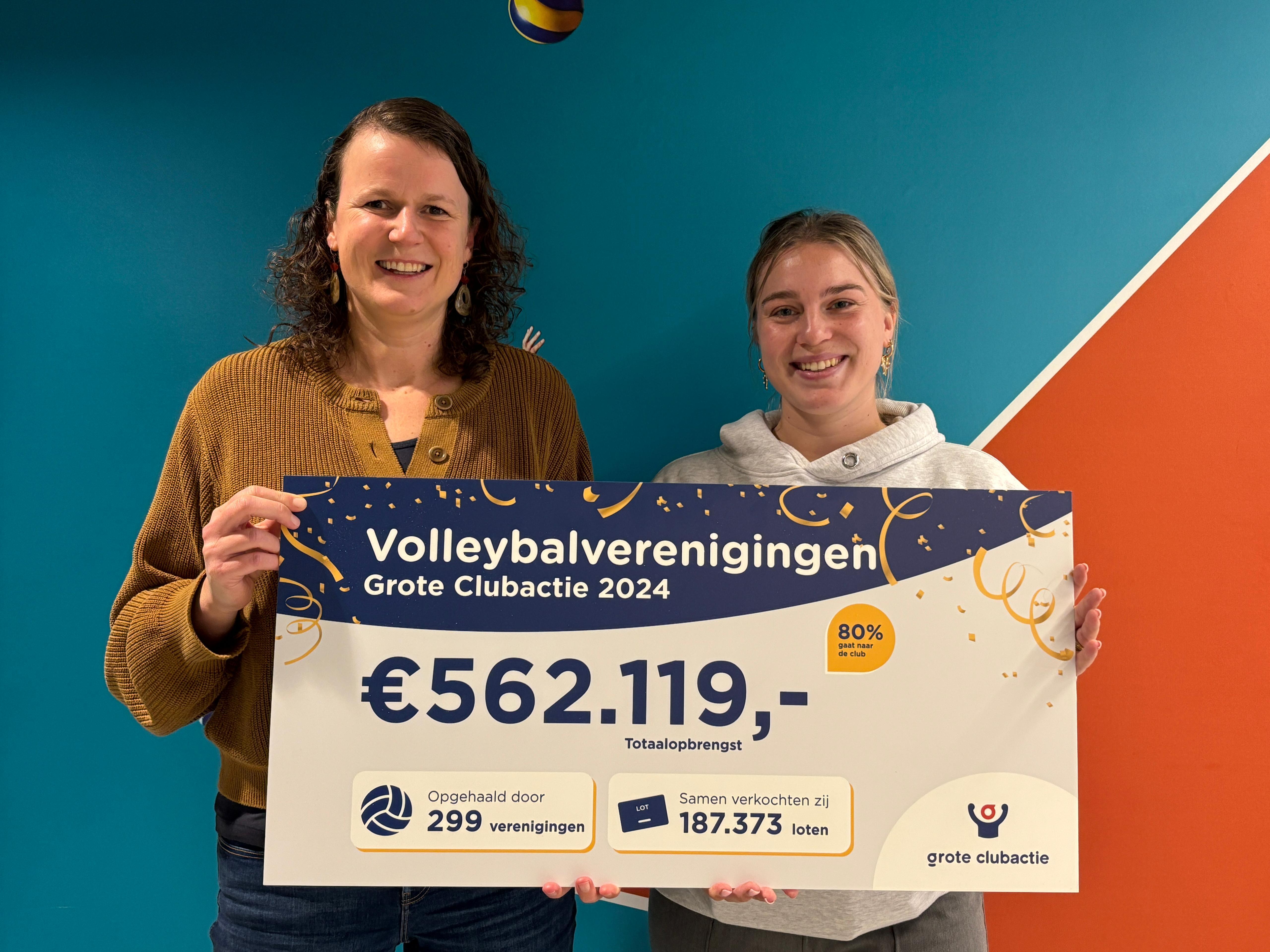 Volleybalverenigingen succesvol met de Grote Clubactie