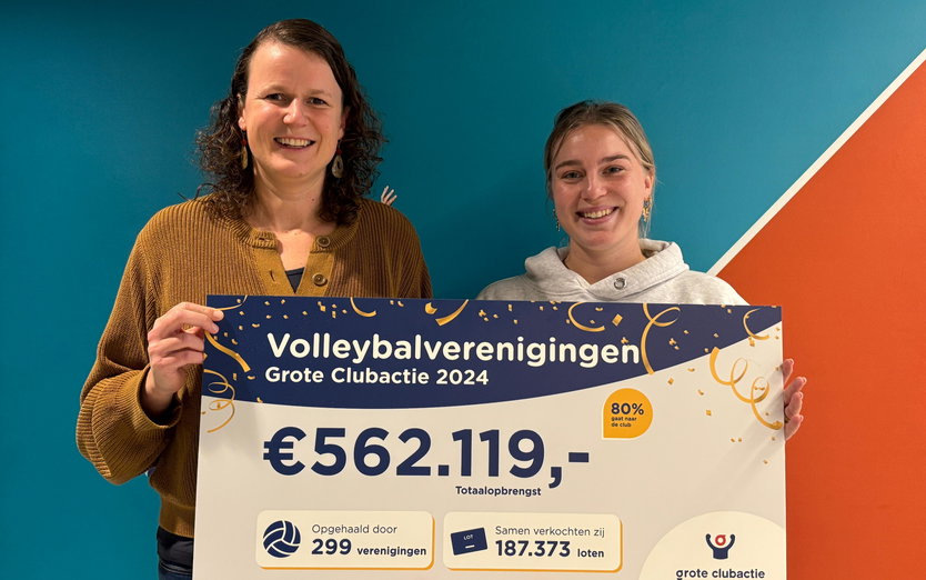 Volleybalverenigingen succesvol met de Grote Clubactie