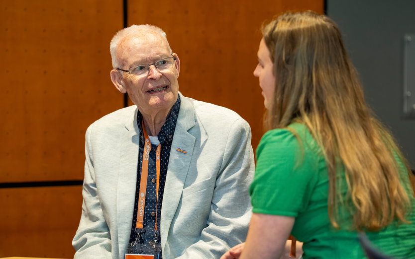 Wilhelm de Ruiter (85) blijft graag leren en bezoekt nog ieder jaar het Nationaal Volleybalcongres