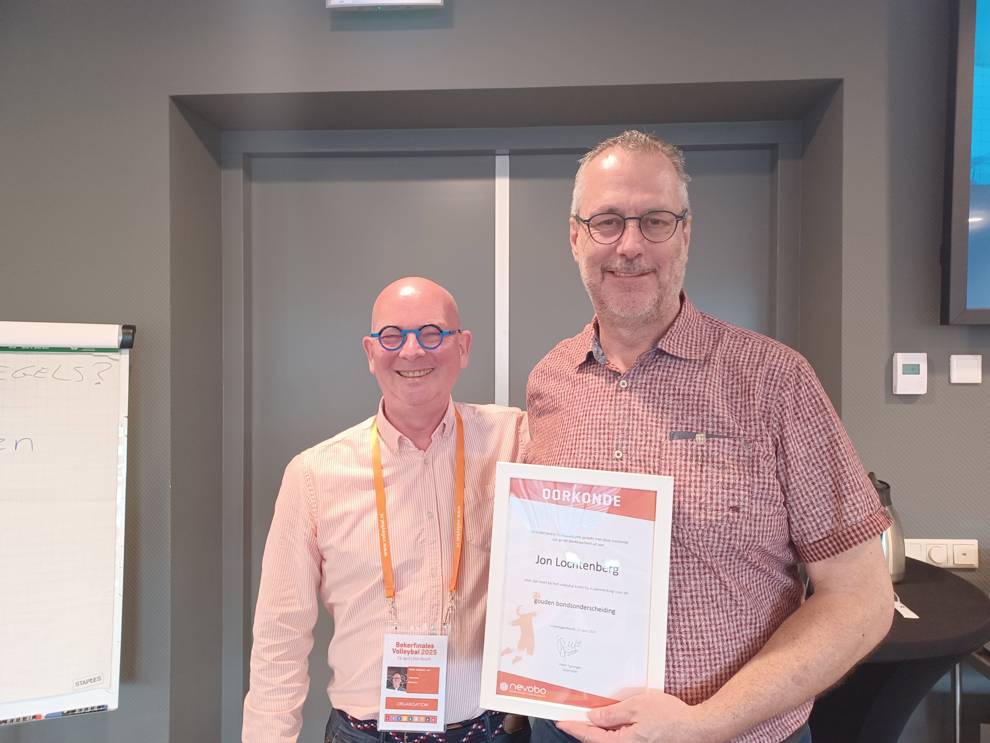 Gouden bondsspeld voor Jon Lochtenberg