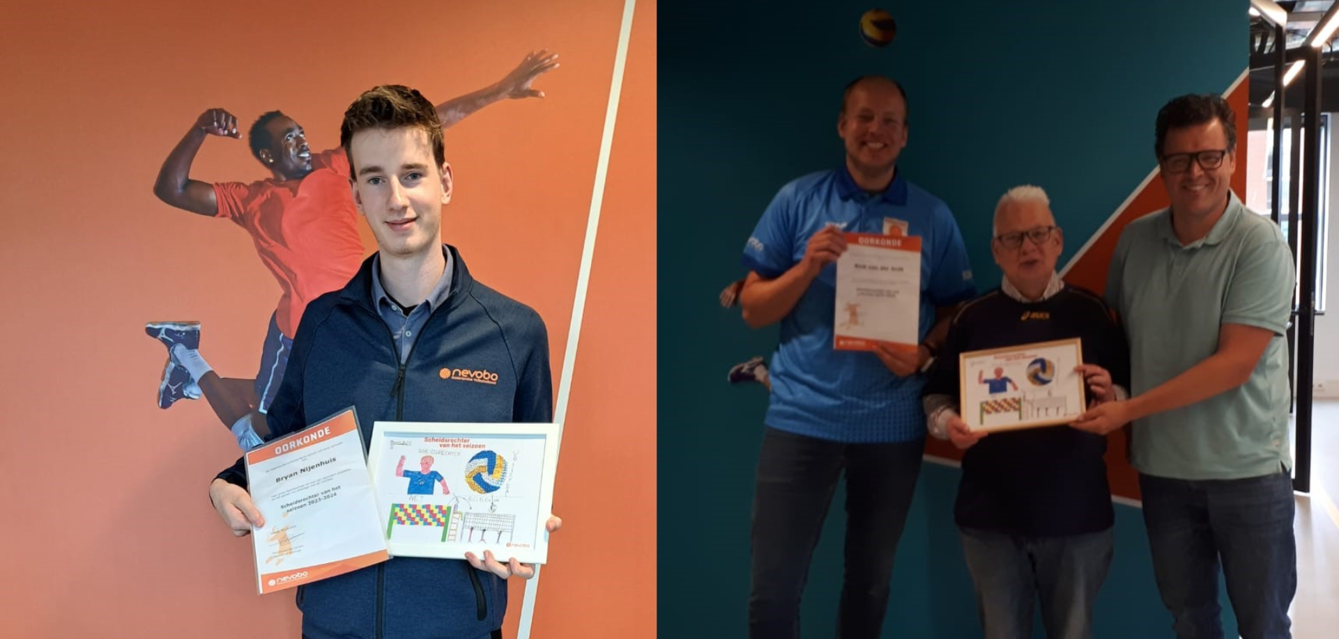 Regionale scheidsrechters in het zonnetje gezet