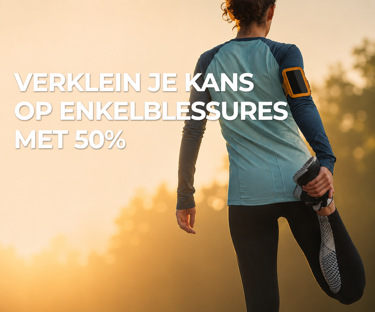 Voorkom herhaling van enkelblessures met gratis oefenprogramma