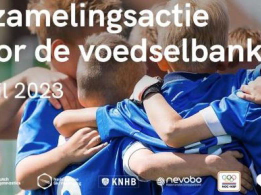 Sportclubs halen veel voedsel op voor Voedselbank