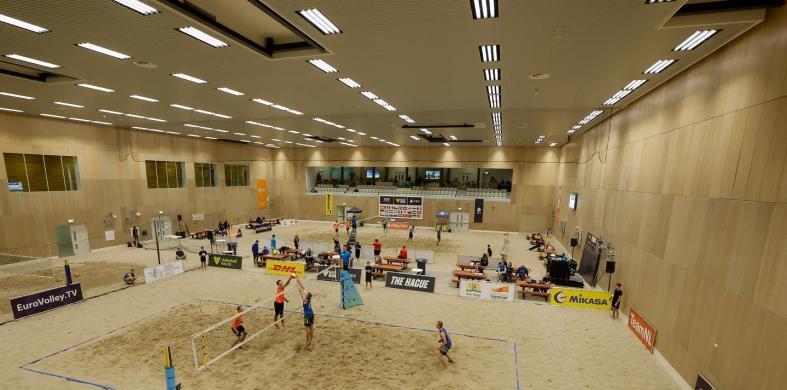 Clinic beachvolleybal voor beginnende beachtrainer