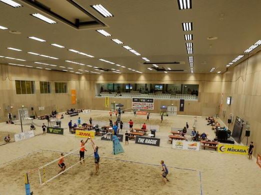 Clinic beachvolleybal voor beginnende beachtrainer