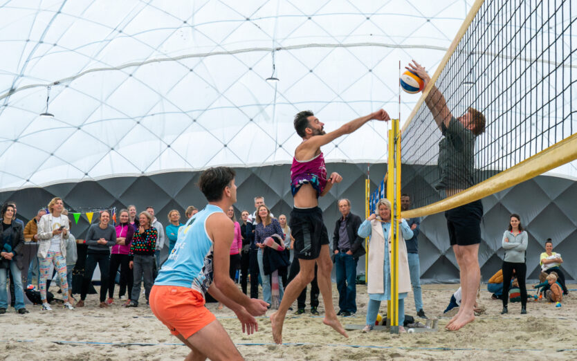 Feestelijke opening blaashal Beach Volley Club Groningen