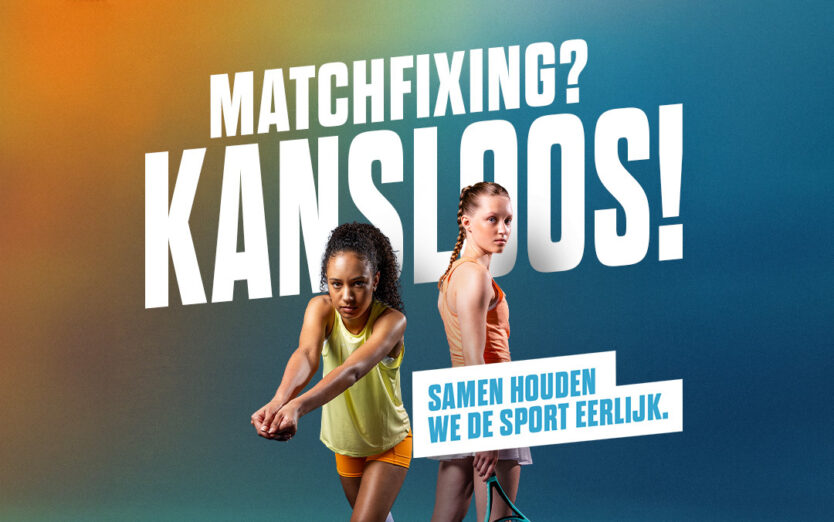 Gezamenlijke vuist tegen matchfixing met campagne Matchfixing? Kansloos!
