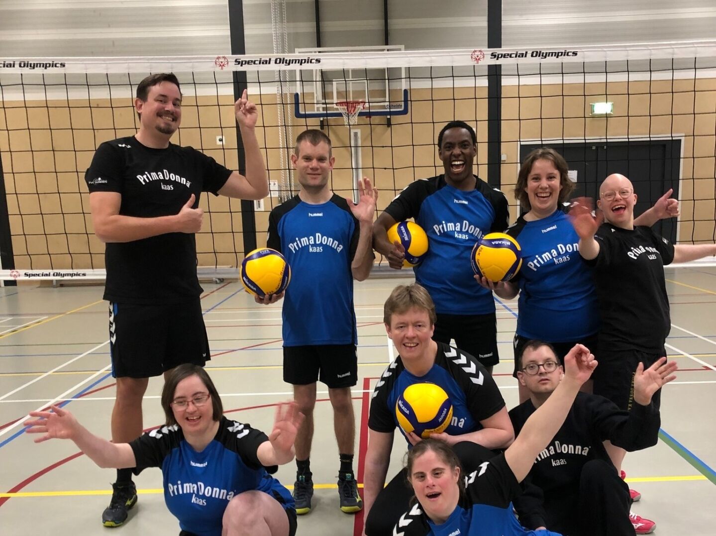 Eerste Nederlands toernooi Unified Volleybal groot succes