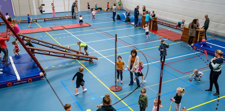 Nieuwe leden door Sportspeeltuin en Action Volley