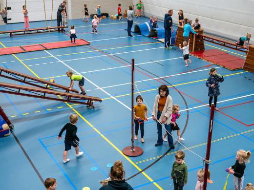 Nieuwe leden door Sportspeeltuin en Action Volley