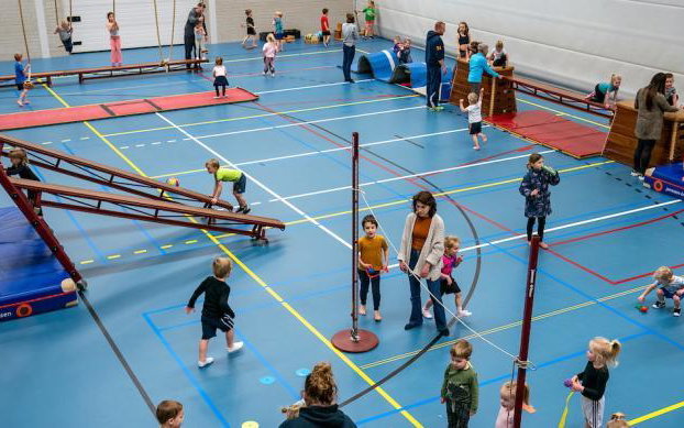 Nieuwe leden door Sportspeeltuin en Action Volley