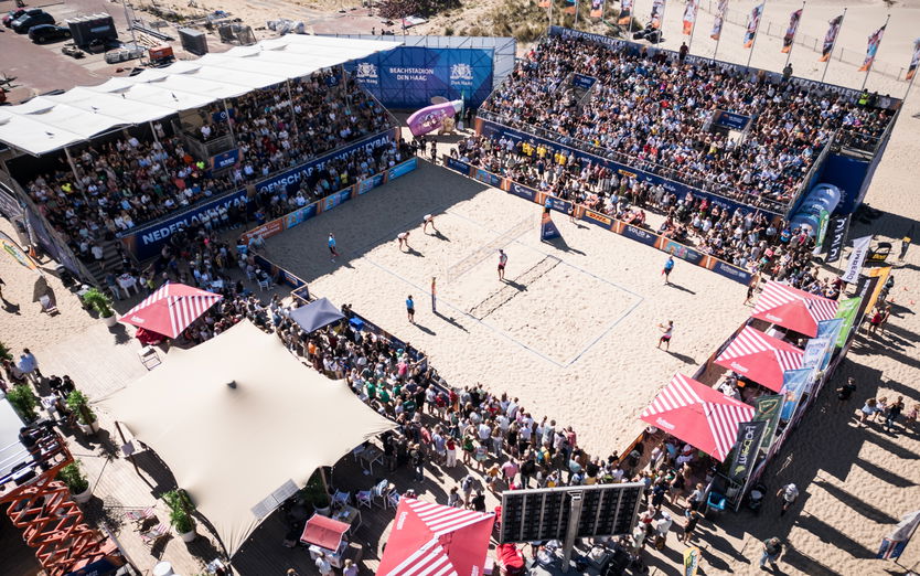 Nevobo en Sportworx verlengen partnership Eredivisie Beach en NK